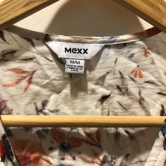 Mexx floral short-sleeve wrap blouse - Picture 3 of 3